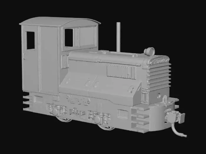3D model for Industrial Locomotive Model