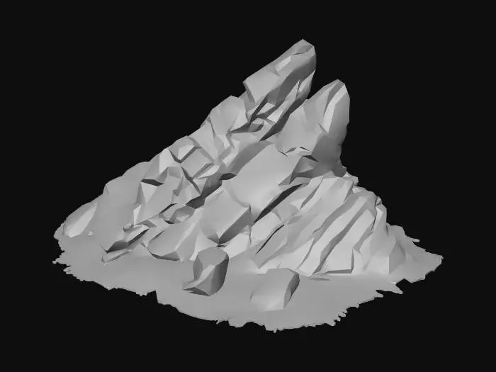 3D model for Jagged Peaks