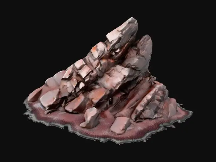 3D model for Jagged Peaks