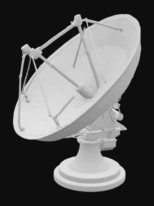 3D model for big satellite dish