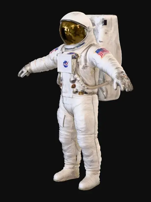 3D model for Astronaut Silhouette