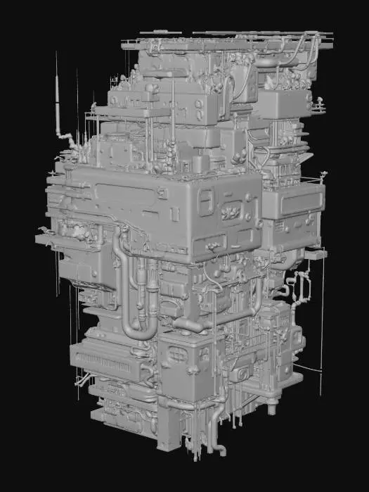 3D model for Futuristic Urban Sprawl