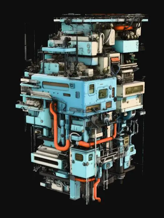 3D model for Futuristic Urban Sprawl