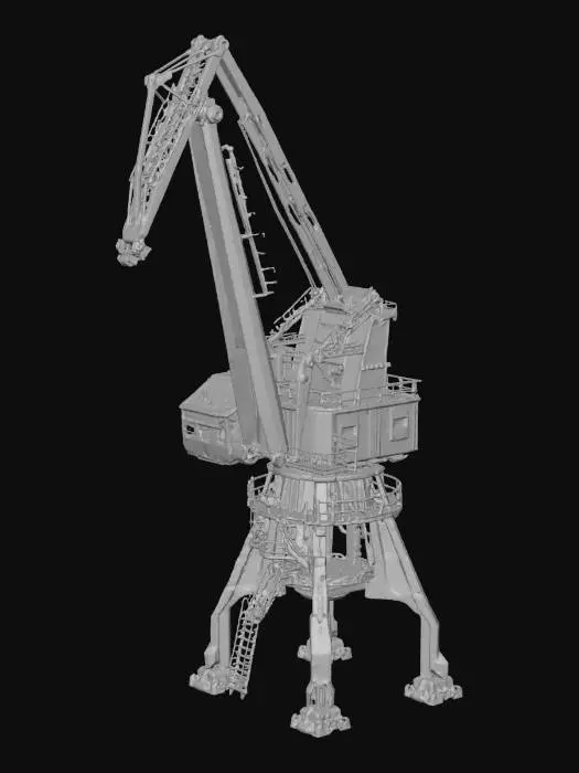 3D model for Model Crane Structure