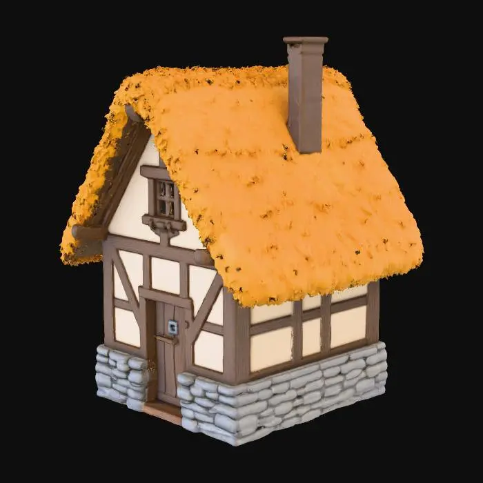3D model for medieval house
