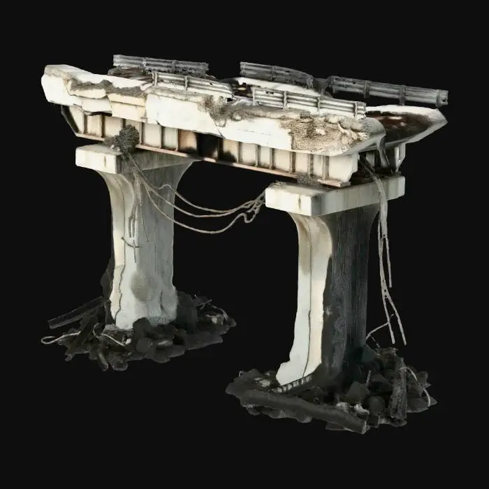 3D model for Ruined Overpass