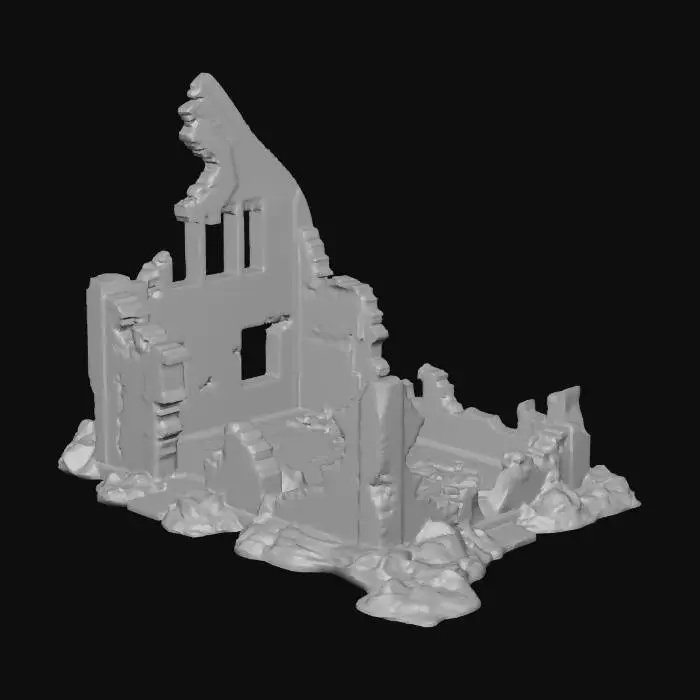 3D model for Ruined Brick House