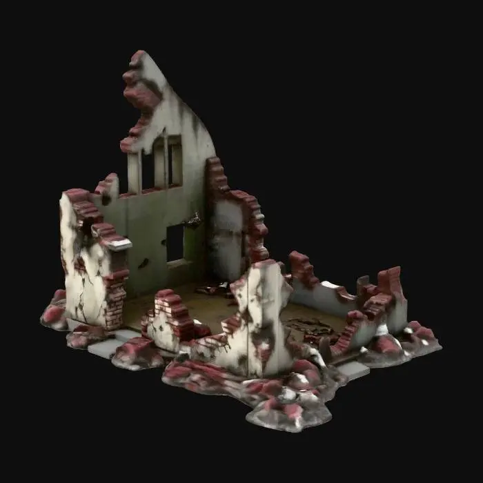 3D model for Ruined Brick House