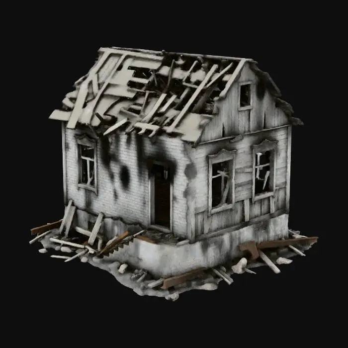 3D model for Crumbling Homestead