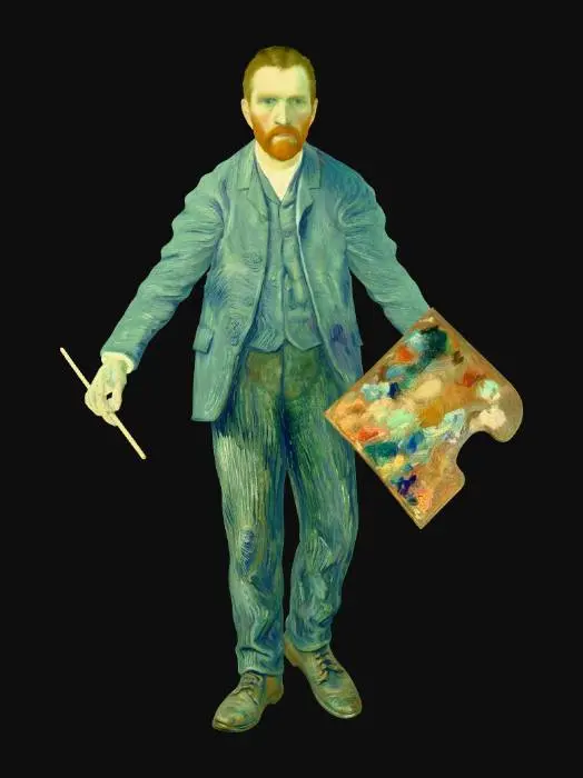 3D model for The Open-Armed Painter