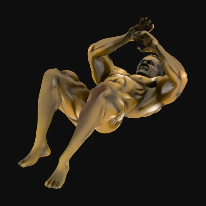 3D model for Bodybuilder Bronze