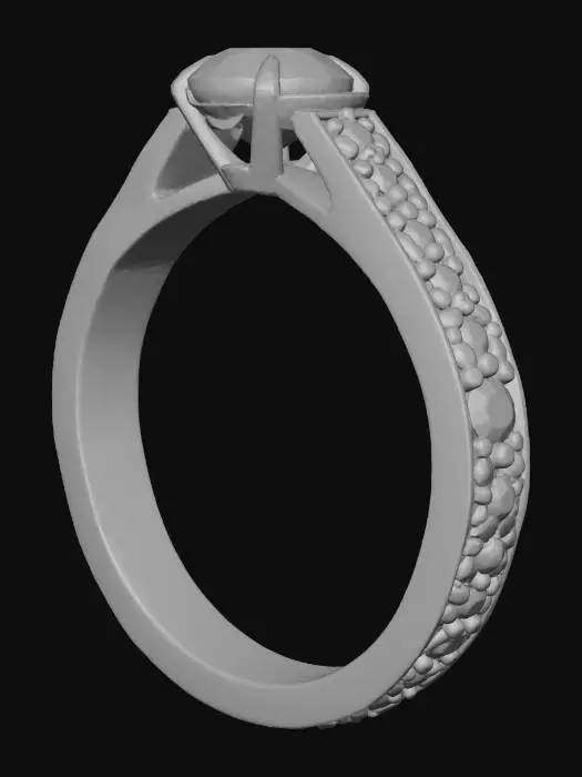 3D model for Golden Elegance Ring
