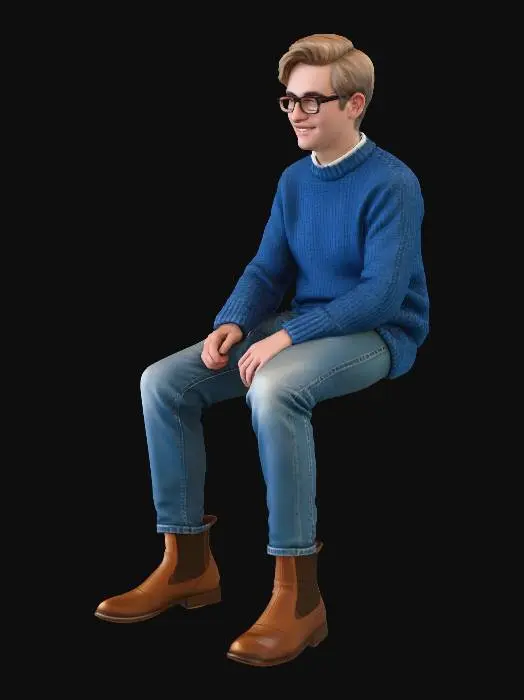 3D model for Charles Wallace Wrinkle in Time