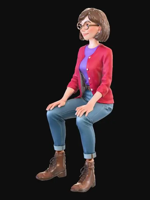 3D model for Meg Wrinkle in Time #2