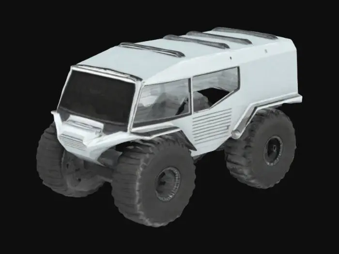 3D model for Atlas ATV artic explorer. Make this a full model and make it with interiors too