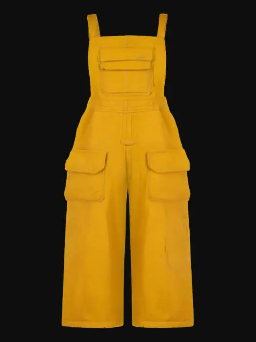 3D model for Yellow Utility Jumpsuit