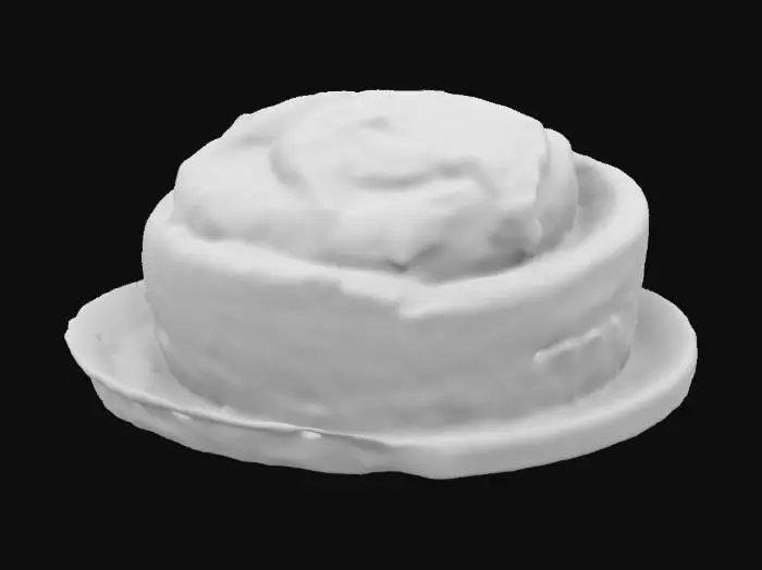 3D model for a cinnamon roll