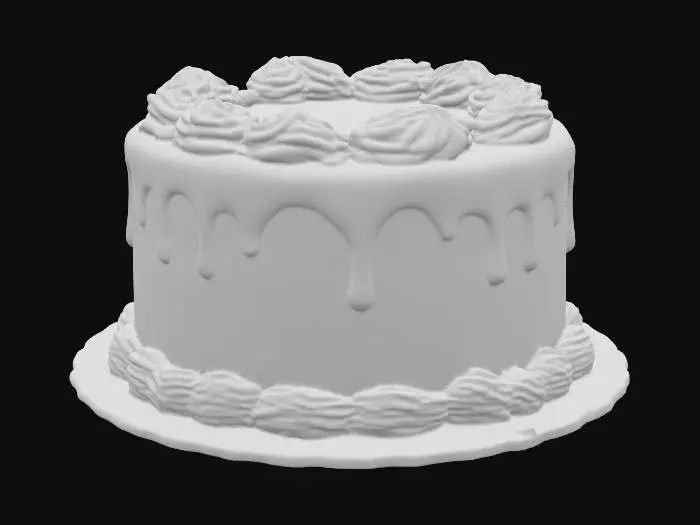 3D model for Lemon Bliss Cake