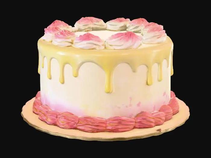 3D model for Lemon Bliss Cake