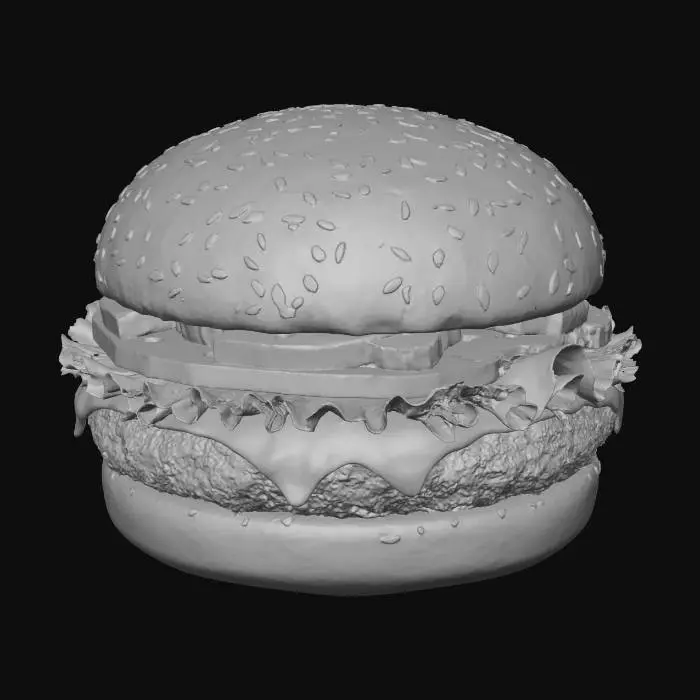 3D model for burger