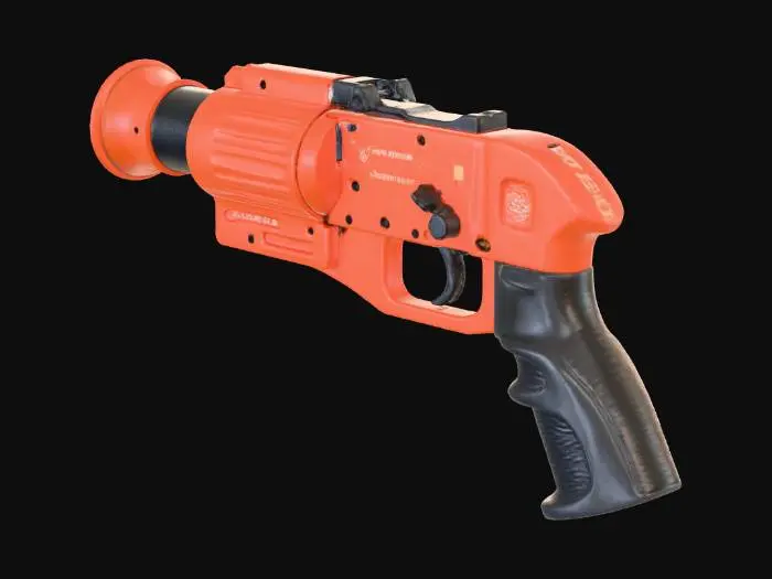 3D model for Orange Launcher Toy