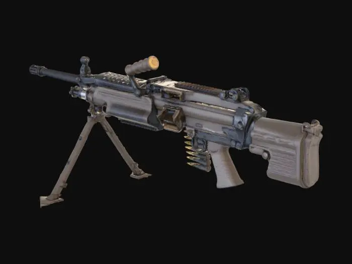 3D model for Light Machine Gun