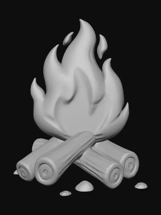 3D model for Campfire Blaze