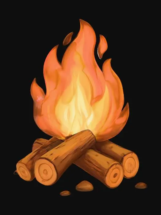 3D model for Campfire Blaze