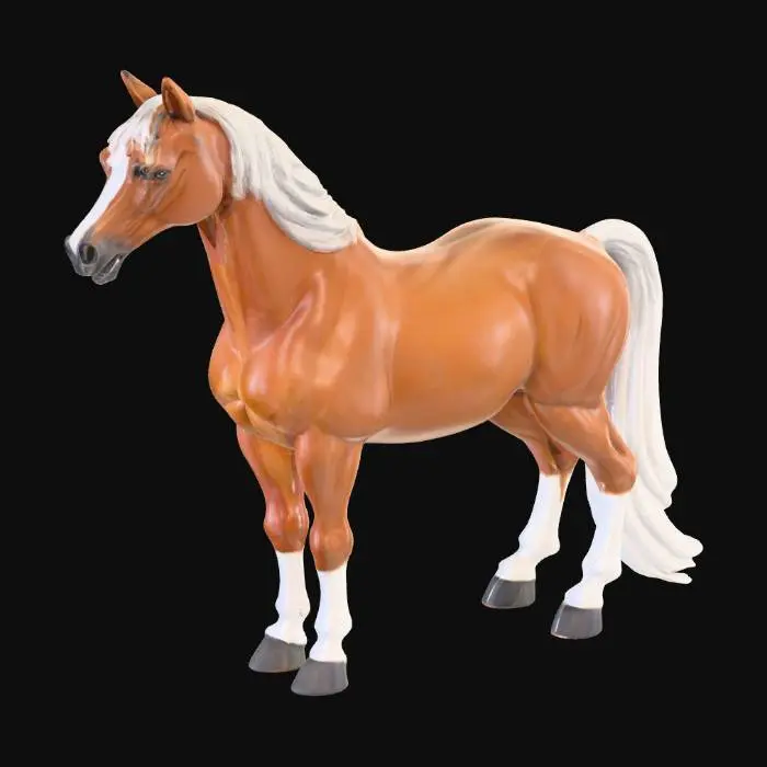 3D model for low poly horse