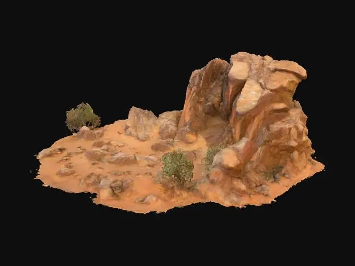 3D model for Desert Rock Formation