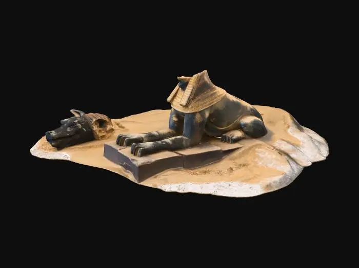 3D model for Ancient Ruins in Sand