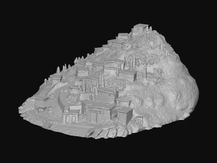 3D model for Mountain Village Retreat