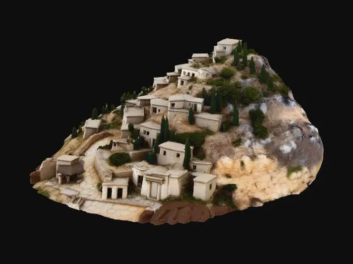 3D model for Mountain Village Retreat