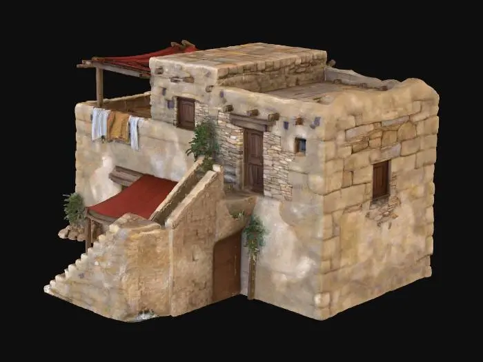 3D model for Ancient Stone Dwelling