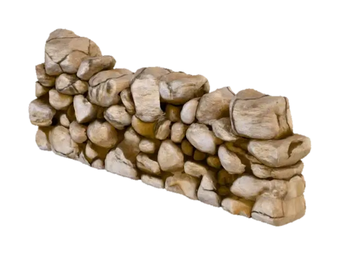 Stone Barrier - Rocks yapay zekâ ile oluşturulmuş 3D model