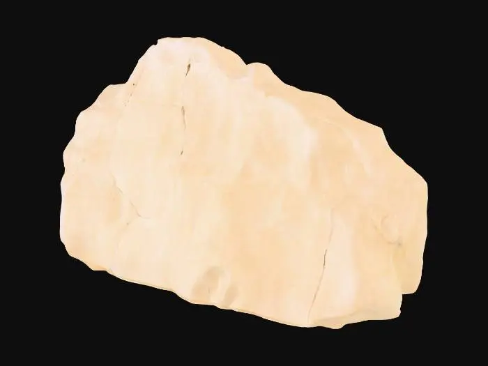 3D model for large stylized limestone rock
