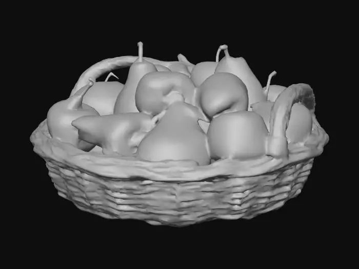 3D model for Basket of Pears