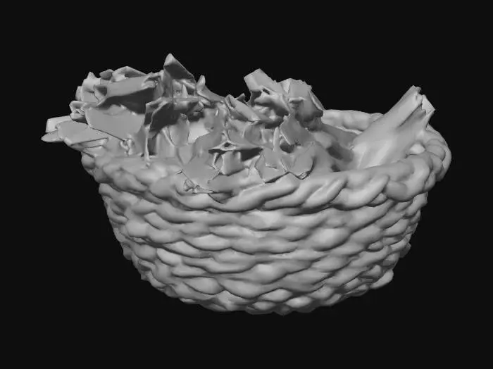 3D model for Basket of Leeks