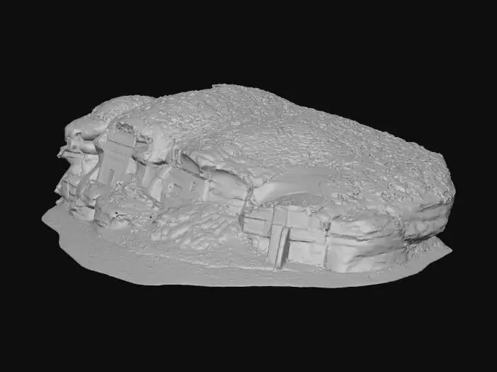 3D model for Ancient Stone Facade