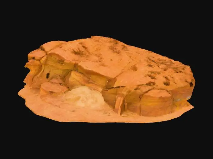 3D model for Ancient Stone Facade