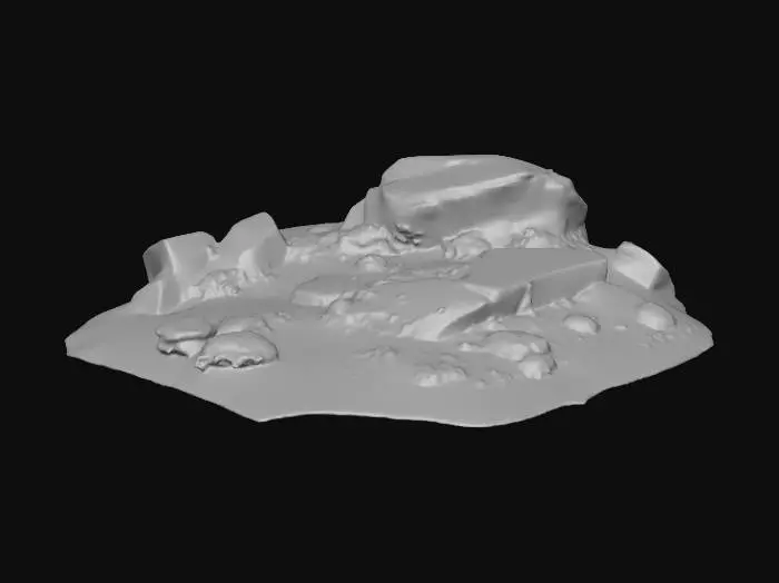 3D model for Rocky Meadow