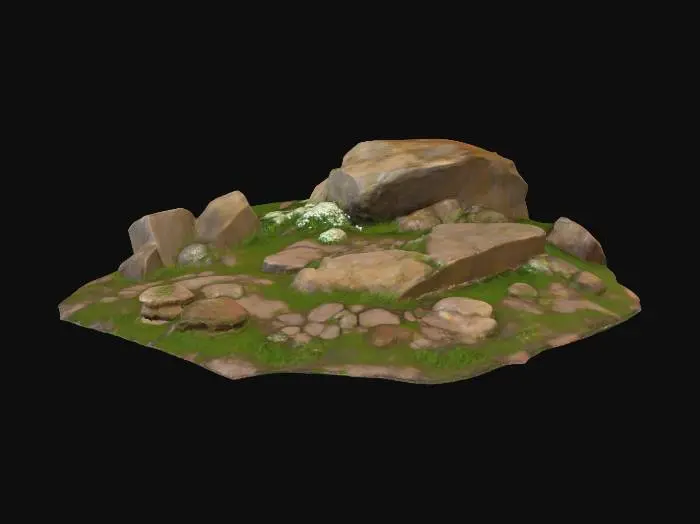 3D model for Rocky Meadow