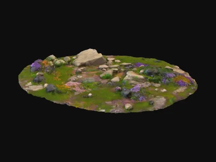 3D model for Rocky Meadow Pathway