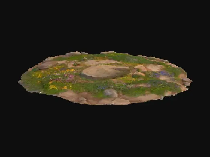3D model for Rocky Meadow Scene