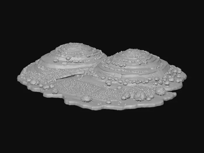 3D model for Terraced Hillscape