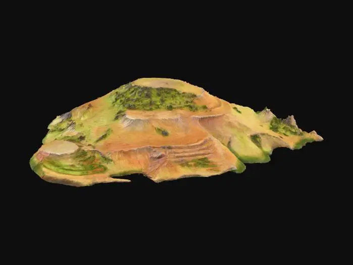 3D model for Desert Plateau Model