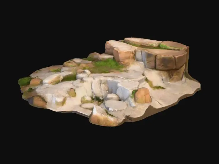 3D model for Desert Plateau