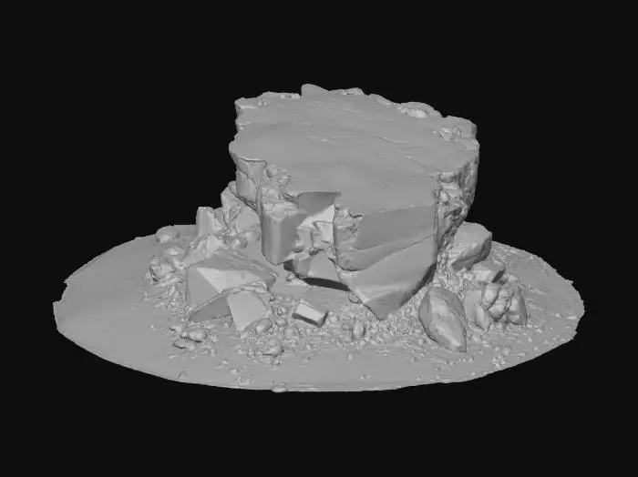 3D model for Desert Monolith