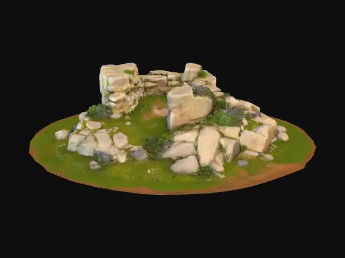 3D model for Ruined Stone Sanctuary