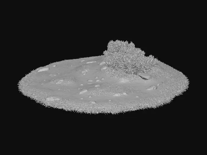 3D model for Sunny Hilltop Path